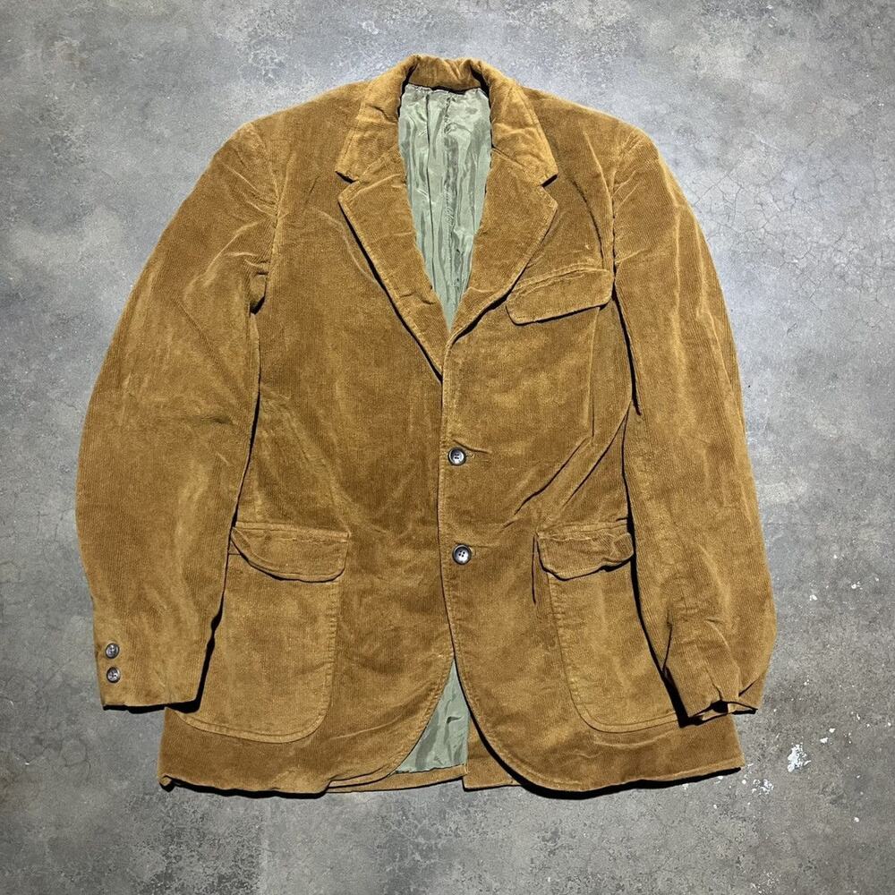 Vintage 50s McGregor Tan Corduroy Suit Jacket